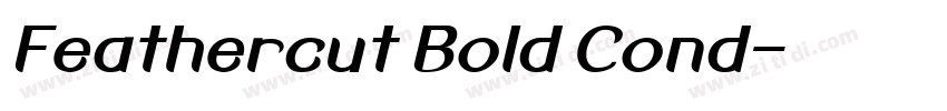 Feathercut Bold Cond字体转换
